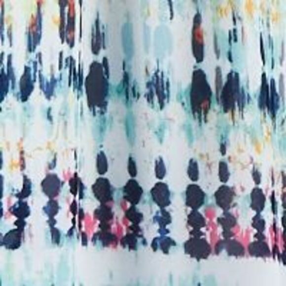 AIDAN MATTOX Womens Blue Sleeveless V Neck Evening Fit + Flare Dress 10 - Picture 4 of 4